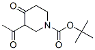 1-Piperidinecarboxylic acid, 3-acetyl-4-oxo-, 1,1-dimethylethyl ester Structure,157327-43-0Structure