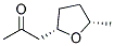 2-Propanone, 1-(tetrahydro-5-methyl-2-furanyl)-, cis-(9ci) Structure,157427-19-5Structure