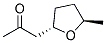 2-Propanone, 1-(tetrahydro-5-methyl-2-furanyl)-, trans-(9ci) Structure,157427-20-8Structure