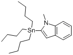 N-methylindole-2-tributylstannane Structure,157427-46-8Structure