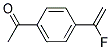 Ethanone, 1-[4-(1-fluoroethenyl)phenyl]-(9ci) Structure,157437-39-3Structure