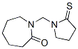 2H-azepin-2-one, hexahydro-1-[(2-thioxo-1-pyrrolidinyl)methyl]- Structure,157439-35-5Structure