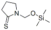 2-Pyrrolidinethione, 1-[[(trimethylsilyl)oxy]methyl]- Structure,157439-39-9Structure