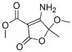 3-Furancarboxylicacid,4-amino-2,5-dihydro-5-methoxy-5-methyl-2-oxo-,methylester(9ci) Structure,157558-46-8Structure