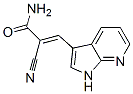 2-Propenamide, 2-cyano-3-(1H-pyrrolo[2,3-b]pyridin-3-yl)- Structure,157561-90-5Structure