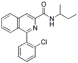 1-(2-Chlorophenyl)-n-(1-methylpropyl)-isoquinoline-3-carboxamide Structure,157809-85-3Structure