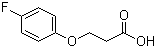 3-(4-Fluorophenoxy)propionic acid Structure,1579-78-8Structure