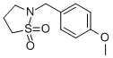 2-(4-Methoxybenzyl)-1,2-thiazolidine 1,1-dioxide Structure,158089-76-0Structure