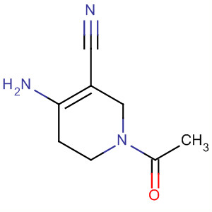 1-Acetyl-4-amino-1,2,5,6-tetrahydro-3-pyridinecarbonitrile Structure,15827-81-3Structure