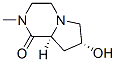 Pyrrolo[1,2-a]pyrazin-1(2h)-one, hexahydro-7-hydroxy-2-methyl-, (7r-cis)- (9ci) Structure,158393-19-2Structure