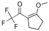 Ethanone, 2,2,2-trifluoro-1-(2-methoxy-1-cyclopenten-1-yl)-(9ci) Structure,158432-46-3Structure