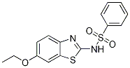 N-(6-ethoxy-2-benzothiazolyl)benzenesulfonamide Structure,15850-94-9Structure