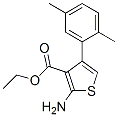 2-Amino-4-(2,5-dimethyl-phenyl)-thiophene-3-carboxylic acid ethyl ester Structure,15854-09-8Structure