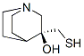 (S)-3-羥基-3-巰基甲基奎寧環(huán)結(jié)構(gòu)式_158568-64-0結(jié)構(gòu)式