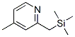 4-Methyl-2-[(trimethylsilyl)methyl]pyridine Structure,158588-02-4Structure