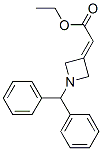 Acetic acid, 2-[1-(diphenylmethyl)-3-azetidinylidene]-, ethyl ester Structure,158602-32-5Structure