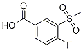 4-Fluoro-3-(methylsulfonyl)Benzoic acid Structure,158608-00-5Structure