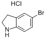 5-Bromo-2,3-dihydro-1h-indole hydrochloride Structure,15861-32-2Structure