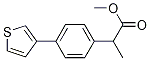 Methyl 2-(4-(3-thienyl)phenyl)propionate Structure,158885-09-7Structure