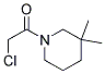 Piperidine, 1-(chloroacetyl)-3,3-dimethyl-(9ci) Structure,158890-25-6Structure