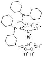 (S)-(+)-l-[(R)-2-( 二環(huán)己基膦基) 三戊鐵基]乙基二環(huán)己基膦結(jié)構(gòu)式_158923-07-0結(jié)構(gòu)式