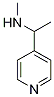 N-methyl-1-pyridin-4-ylethanamine Structure,158958-52-2Structure