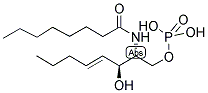 (2S,3r,4e)-3-hydroxy-2-(octanoylamino)-4-octadecen-1-yl dihydrogen phosphate Structure,158983-53-0Structure