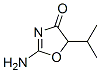 2-Amino-5-isopropyl-1,3-oxazol-4(5H)-one Structure,15900-26-2Structure