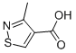 3-Methylisothiazole-4-carboxylic acid Structure,15903-66-9Structure