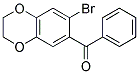 (7-Bromo-2,3-dihydro-1,4-benzodioxin-6-yl)(phenyl)methanone Structure,159175-58-3Structure