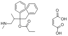 1,2-Diphenyl-3-methyl-4-[methylamino]-2-butyl propionate maleate salt Structure,159208-83-0Structure