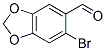 6-Bromobenzo[1,3]dioxole-5-carbaldehyde Structure,15930-53-7Structure