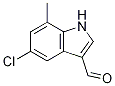 5-Chloro-7-methyl-indole-3-carboxaldehyde Structure,15936-83-1Structure