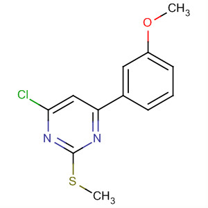 4-Chloro-6-(3-methoxyphenyl)-2-(methylthio)pyrimidine Structure,159585-13-4Structure