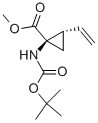 Methyl (1r,2s)-1-[(tert-butoxycarbonyl)amino]-2-vinylcyclopropanecarboxylate Structure,159622-09-0Structure