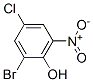 2-Bromo-4-chloro-6-nitrophenol Structure,15969-10-5Structure