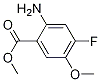 2-Amino-4-fluoro-5-methoxy-benzoic acid methyl ester Structure,159768-51-1Structure