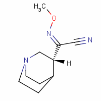 [R-(Z)]-ALPHA-(甲氧基亞氨基)-1-氮雜雙環(huán)[2.2.2]辛烷-3-乙腈結構式_159912-53-5結構式