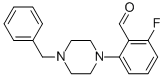 2-(4-Benzylpiperazino-1-yl)-6-fluorobenzaldehyde Structure,159944-64-6Structure