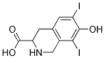 7-Hydroxy-6,8-diiodo-1,2,3,4-tetrahydroisoquinoline-3-carboxylicacid Structure,160080-87-5Structure