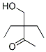 2-Pentanone, 3-ethyl-3-(hydroxymethyl)-(9ci) Structure,160193-85-1Structure