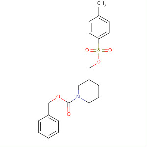 3-(Toluene-4-sulfonyloxymethyl)-piperidine-1-carboxylic acid benzyl ester Structure,160586-69-6Structure