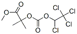 2-Methyl-2-[[(1,2,2,2-tetrachloroethoxy)carbonyl]oxy]propanoic acid methyl ester Structure,160651-93-4Structure