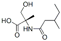 Serine, 2-methyl-n-(3-methyl-1-oxopentyl)- Structure,160741-50-4Structure