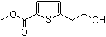 2-Thiophenecarboxylic acid, 5-(2-hydroxyethyl)-, methyl ester Structure,160744-13-8Structure