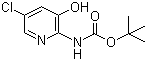 N-(5-chloro-3-hydroxy-2-pyridinyl)carbamic acid 1,1-dimethylethyl ester Structure,1609402-46-1Structure