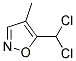 Isoxazole, 5-(dichloromethyl)-4-methyl-(9ci) Structure,161144-79-2Structure