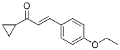 2-Propen-1-one,1-cyclopropyl-3-(4-ethoxyphenyl)-,(e)-(9ci) Structure,161152-27-8Structure