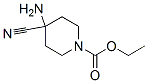 1-Piperidinecarboxylicacid,4-amino-4-cyano-,ethylester(9ci) Structure,161315-18-0Structure