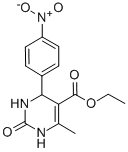 6-Methyl-4-(4-nitro-phenyl)-2-oxo-1,2,3,4-tetrahydro-pyrimidine-5-carboxylicacidethylester Structure,161374-08-9Structure